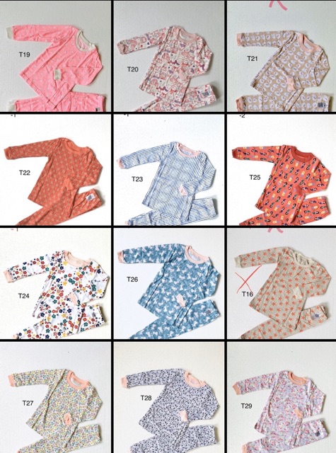 Bộ tay dài xuất Hàn bé trai và gái size 90-130