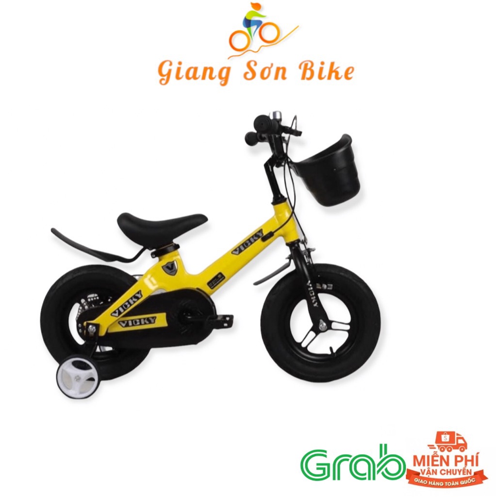 Xe đạp trẻ em chính hãng VICKY VK cho bé từ 3 tuổi, xe ba bánh cho bé giá rẻ loại 14,16,18 inch - GIANG SON BIKE.