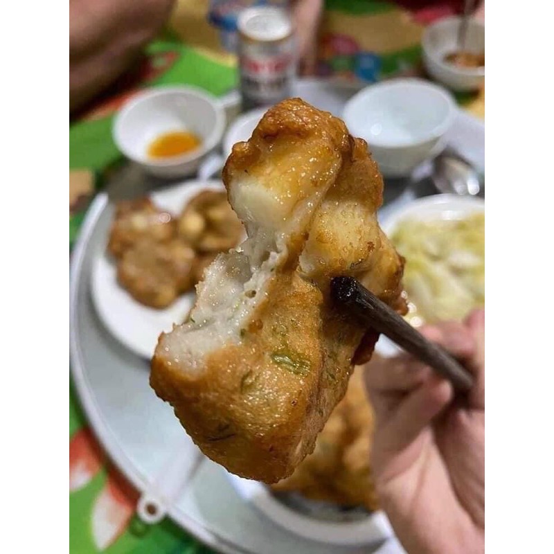 CHẢ CÁ THU PHA MỰC NGUYÊN MIẾNG SIÊU NGON 1Kg