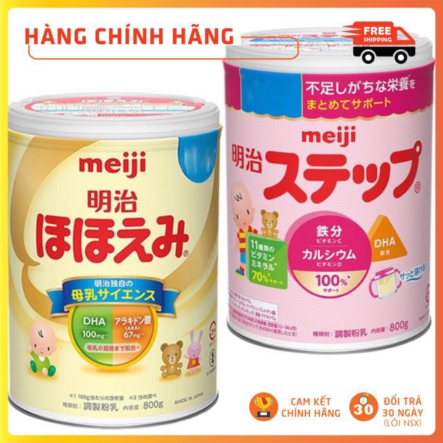 [Hàng Nhật] SỮA MEIJI LON 800G NỘI ĐỊA NHẬT ĐỦ SỐ DATE MỚI