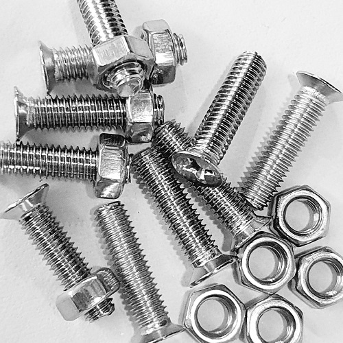 Set 10 Bộ Ốc Vít Inox 304 Bake Đầu Bằng Thân Bulong Kèm Bulong Inox 304 Kích Thước M5 x 20mm