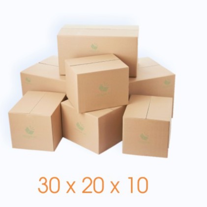 30x20x10 cm - 60 Thùng hộp carton ♥️ FREESHIP ♥️ Giảm 10K Khi Nhập [BAOBITP] - TP60