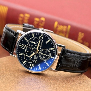 Đồng hồ sáu pin Quartz Đồng hồ nam màu xanh da trời Đồng hồ đeo tay nam