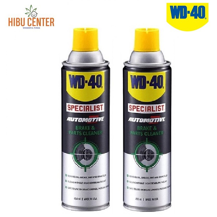 Dung dịch làm sạch cụm thắng phanh xe máy, mô tô WD-40 450ml