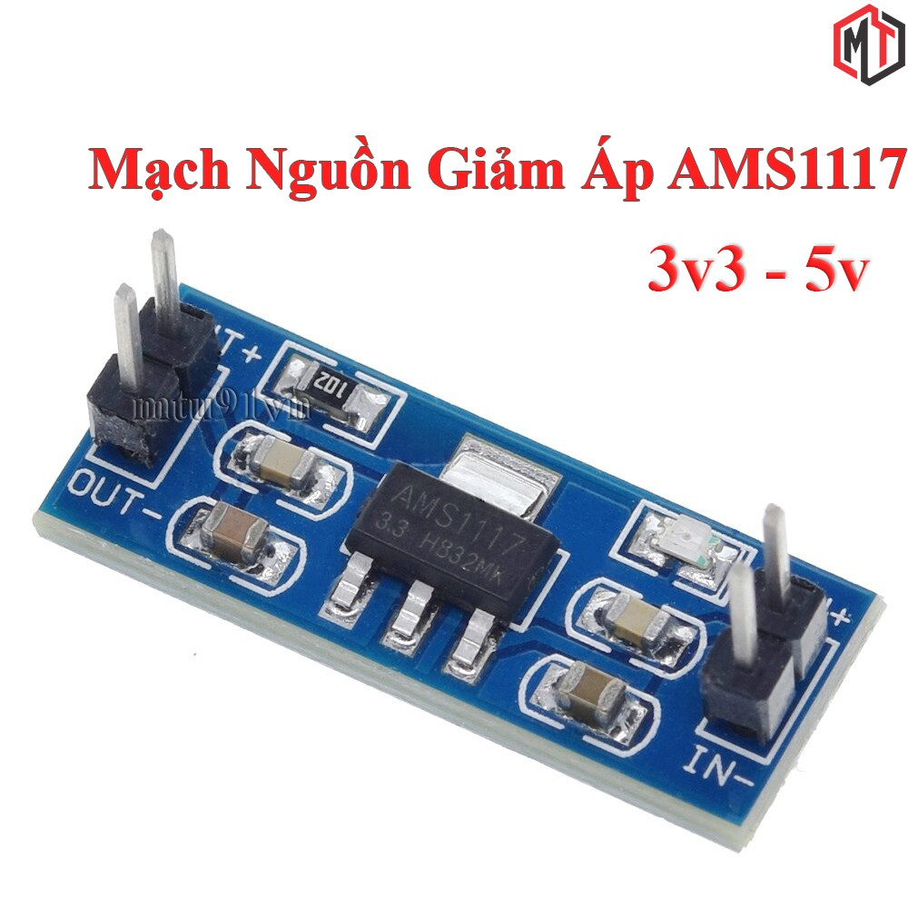 Module - Mạch Nguồn Giảm Áp AMS1117 đầu ra 3.3v 5v