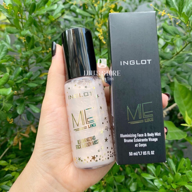 Xịt Nhũ Inglot Me Like Illuminizing Face&amp;Body Mist