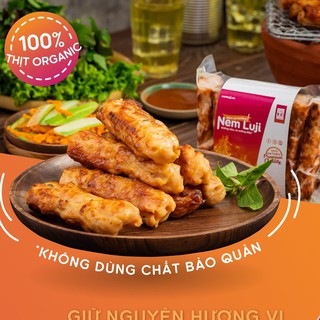 Nem nướng Nha Trang Nem Luji 500g - Nem lụi nướng truyền thống thơm ngon, tiện lợi tại nhà