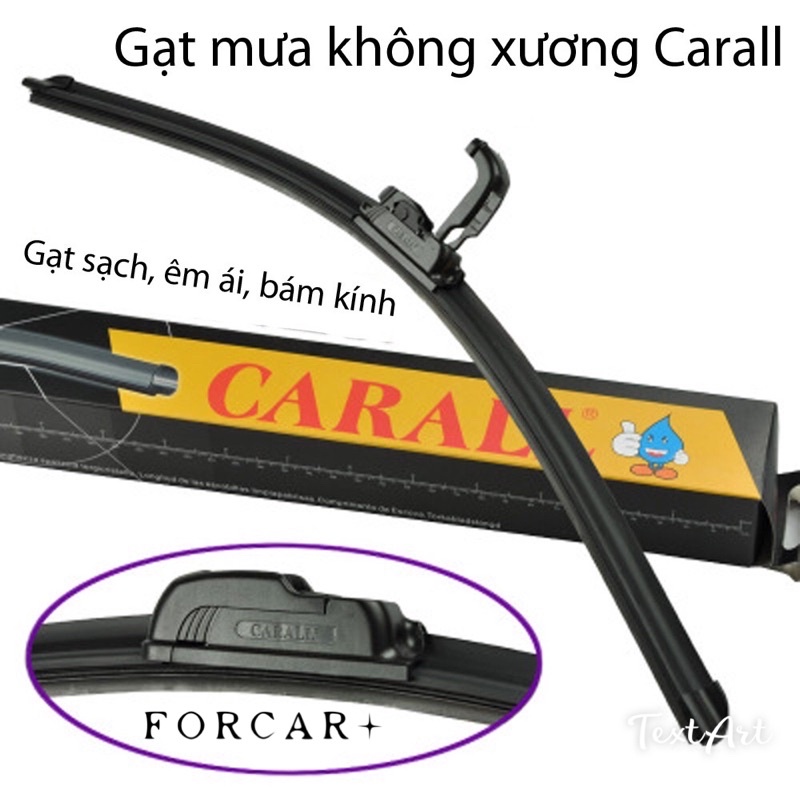 🔕 Chính Hãng CARALL S850 🔕 SIÊU GẠT MƯA thông dụng Móc chữ U, ôm khít mặt kính- Forcar Vietnam