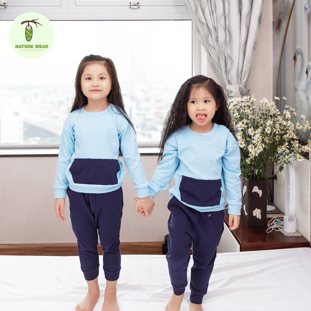 Bộ nỉ cài vai túi Kangaroo Nature Wear