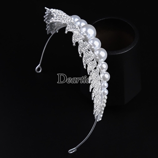 Sparkling Stone Crown Hair Clips
