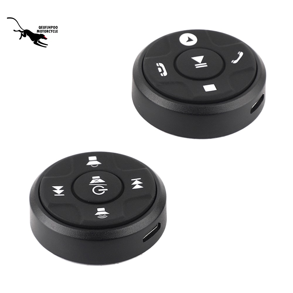 Bộ Điều Khiển Vô Lăng Xe Hơi 10 Nút Bluetooth Không Dây 12v