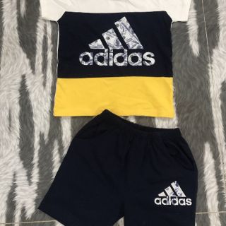 Bộ adidas đồng tiền cho bé trai size đại