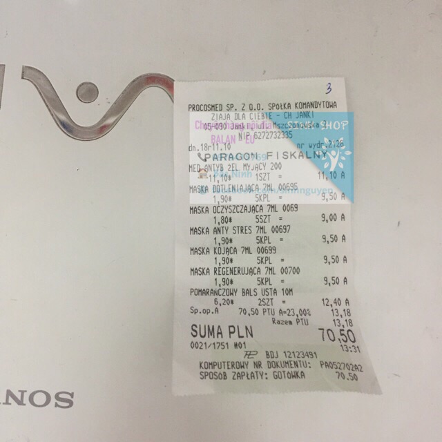 Mặt nạ đất sét hồng ziaj cho da nhạy cảm hàng nội địa balan