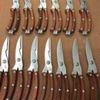Kéo cắt gà Cán gỗ KAI