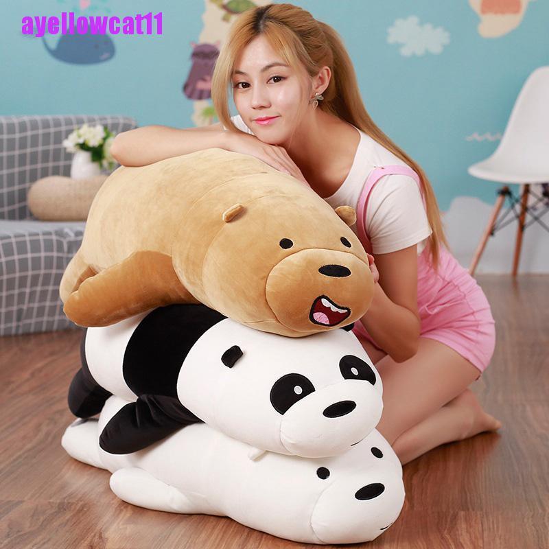 WE BARE BEAR LYING Gấu Trúc Nhồi Bông Kích Thước 20 Inch