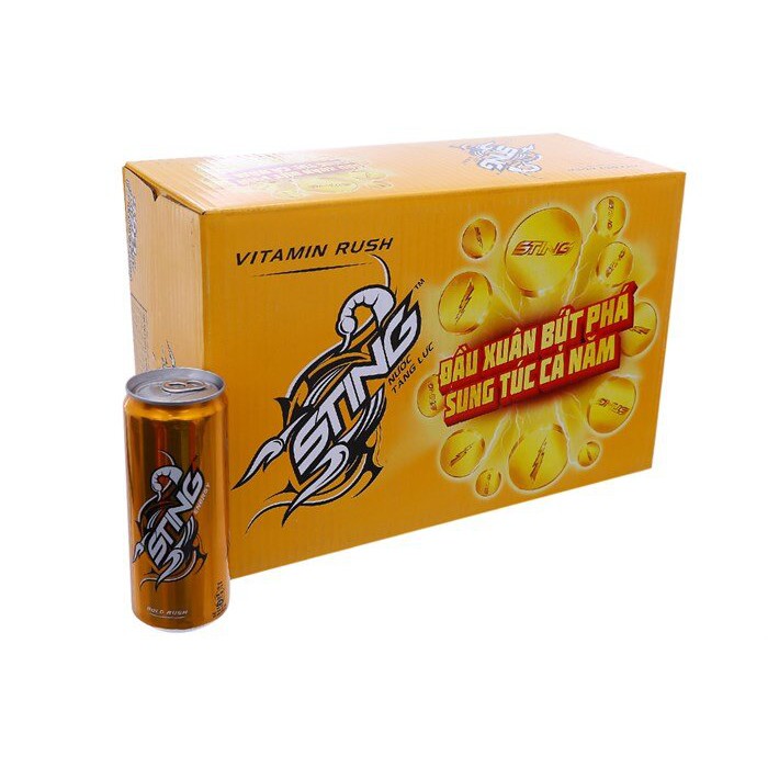 Nước Tăng Lực Sting Lon 330ml