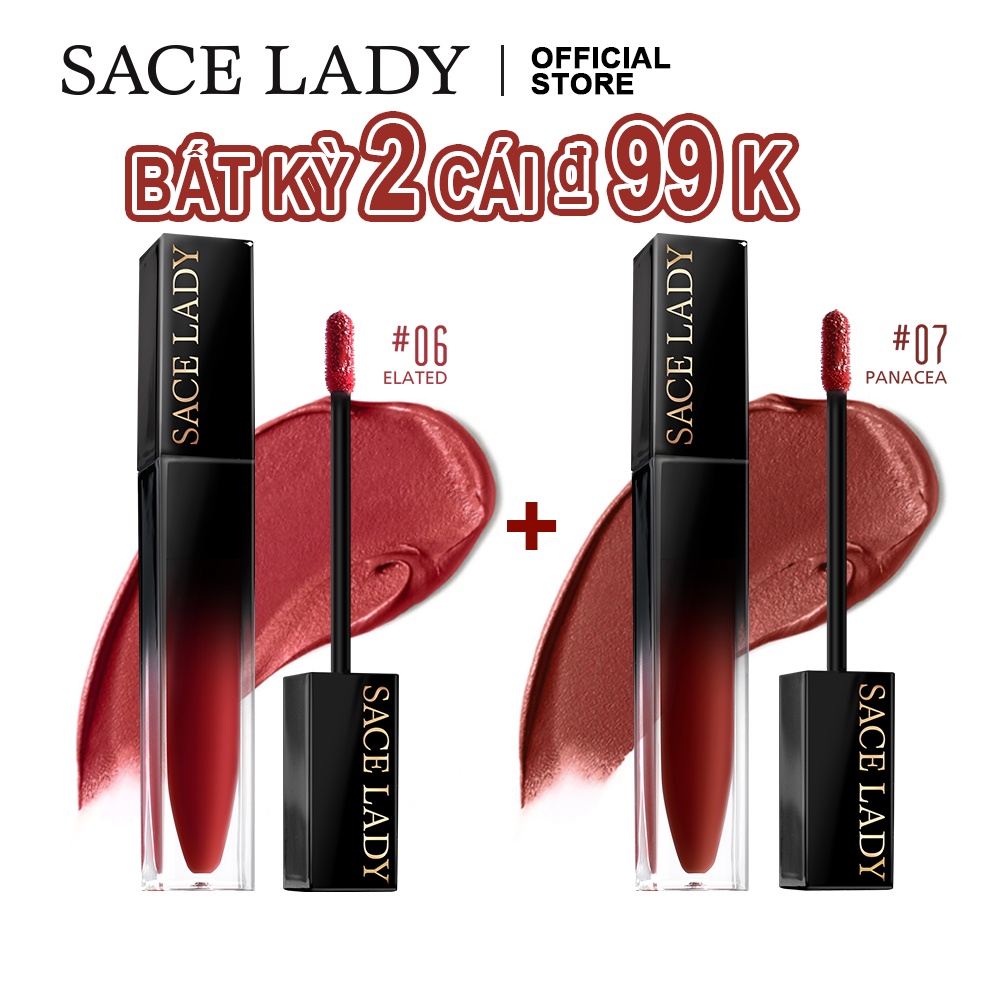 Son môi SACE LADY Velvet Tint nhiều màu tuỳ chọn 12 màu sắc 4g