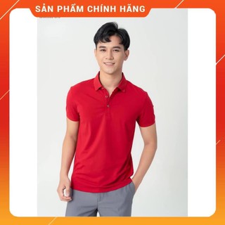 Áo Polo Nam Pima 1 APM3295 - Màu Đỏ + Tím Than