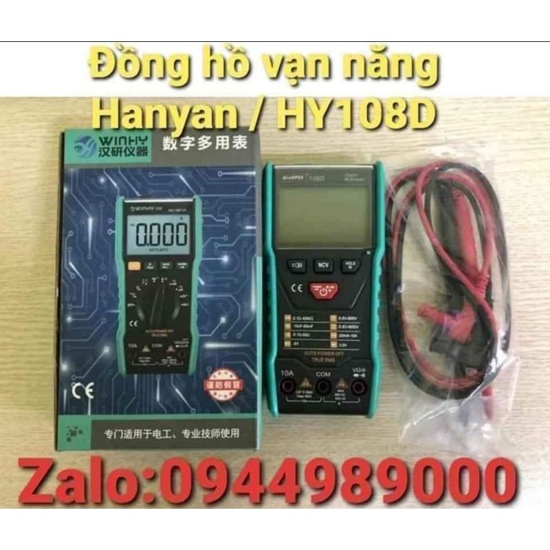 ĐỒNG HỒ VẠN NĂNG TỰ ĐỘNG WinAPEX 108D