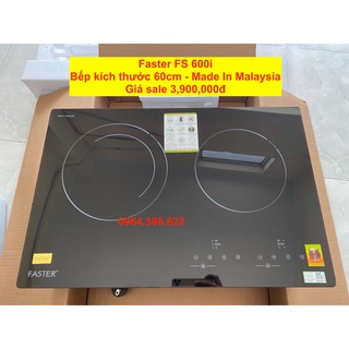 Bếp từ đôi Faster FS 600i -Bếp điện từ đôi chính hãng nhập khẩu Malaysia, bảng mạch - mâm từ công nghệ Châu Âu