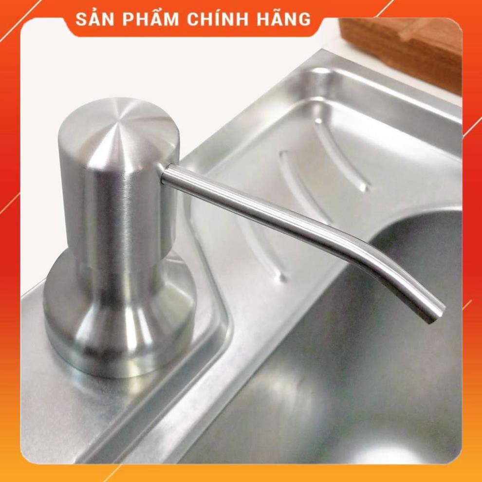 (FREESHIPP) Bình Đựng Nước Rửa Chén Gắn Vào Chậu Rửa Chén Inox304