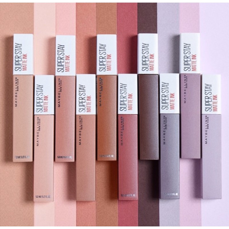 (hàng Mới Về) Son Kem Lì Maybelline Lên Màu Chuẩn Đẹp | BigBuy360 - bigbuy360.vn