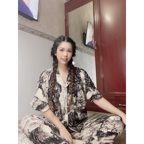 Đồ Bộ Tiểu Thư Cộc Tay Cánh Tiên Quần Dài