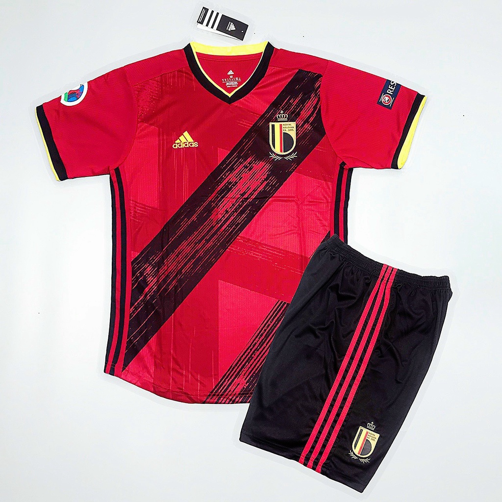 ÁO BÓNG ĐÁ/QUẦN ÁO BÓNG ĐÁ ĐỘI TUYỂN BỈ-VẢI GAI THÁI CAO CẤP