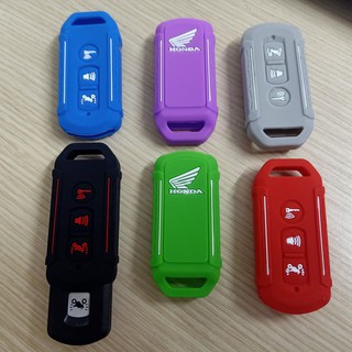 Ốp chìa khóa silicon Honda Sh 3 nút mẫu mới sọc chỉ