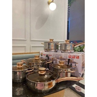 BỘ NỒI CHEF AND CHEF nhập khẩu Đức 6 MÓN