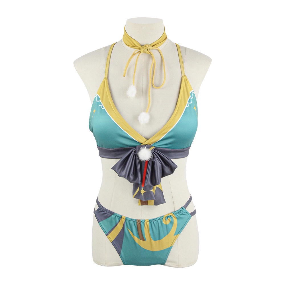 Anime Game Genshin  Bộ Đồ Bơi Bikini Hóa Trang Nhân Vật Hina Lisa Hu Tao Quyến Rũ Cho Nữ