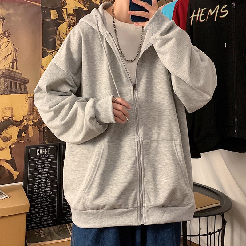 Áo khoác nỉ cardigan, áo nỉ hoodie khóa unisex cho nam và nữ tay ống rộng - HÀNG MỚI VỀ