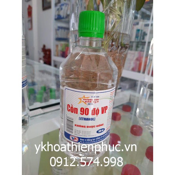 Cồn 70 độ hoặc 90 độ Vĩnh Phúc 500ml/1000ml