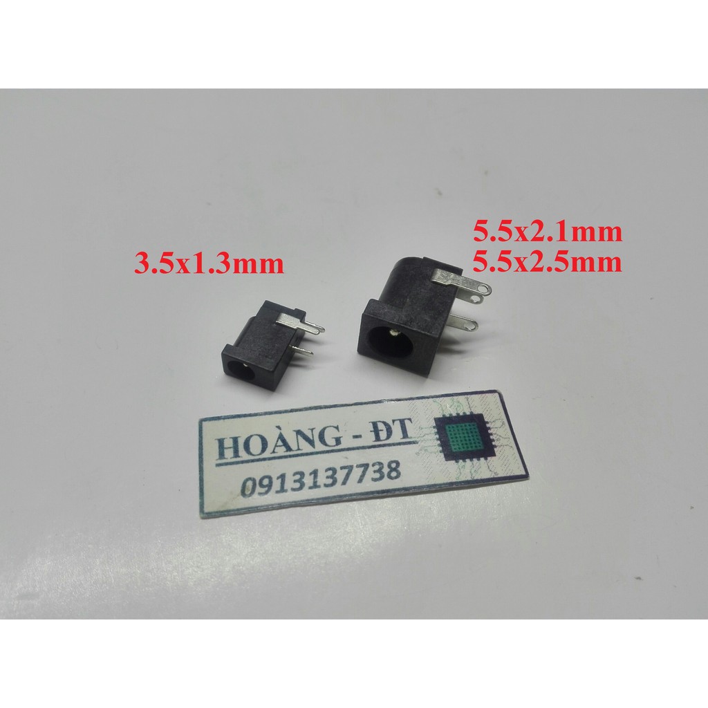 Jack DC cái chân vuông (chân cắm)