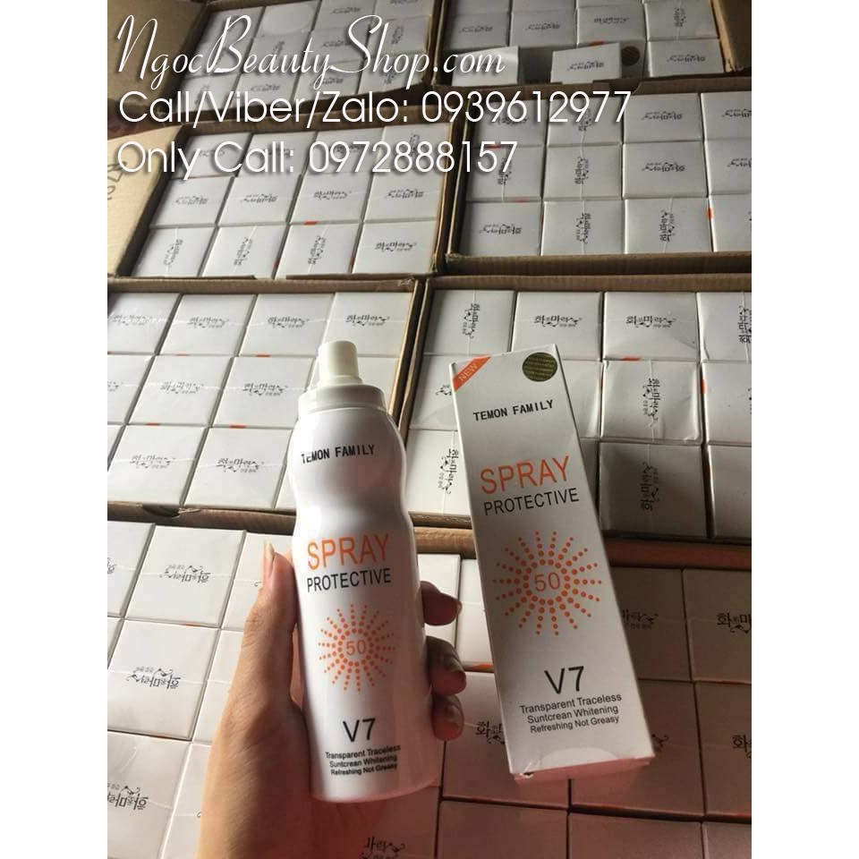 Xịt chống nắng Spray Protective V7 - Hàn quốc