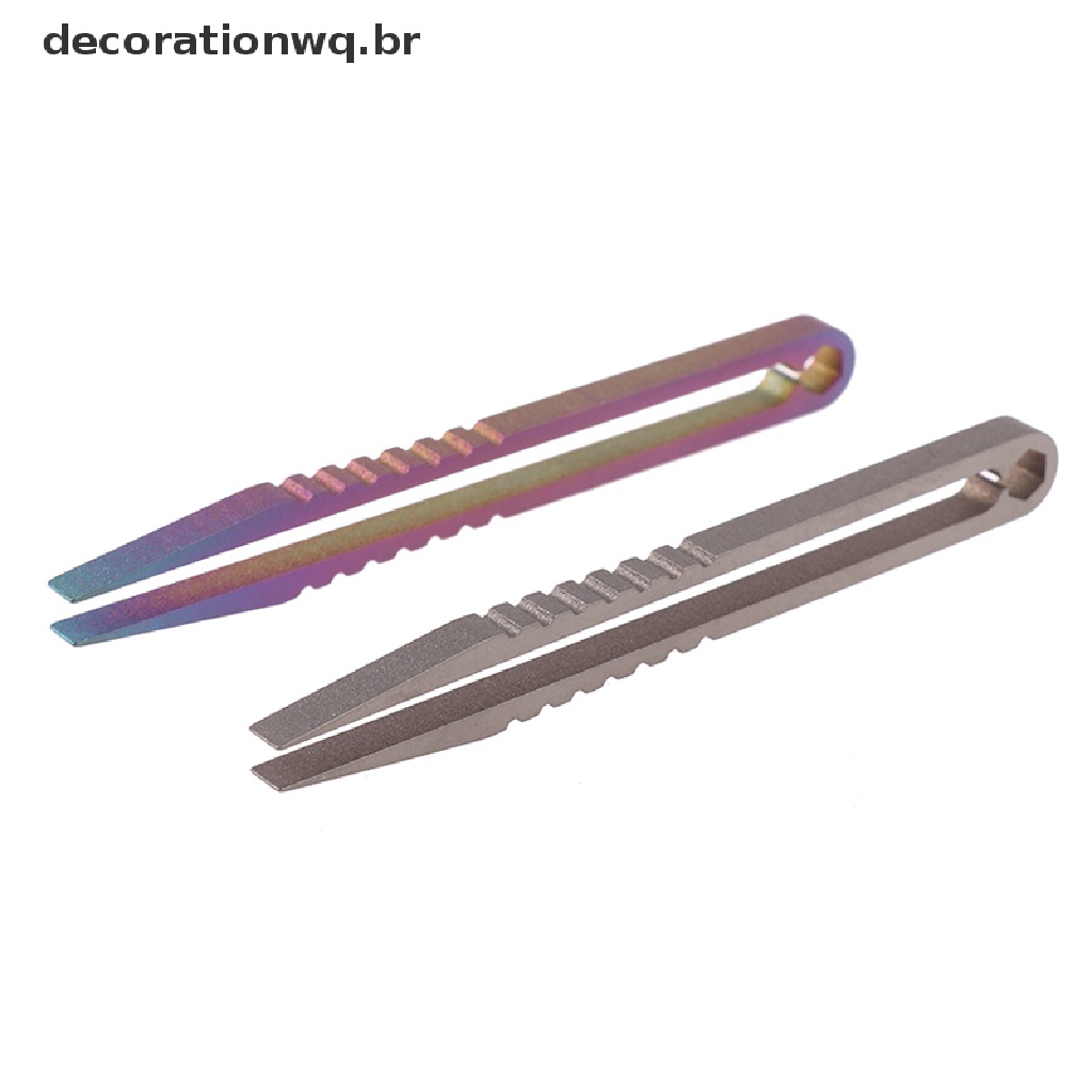 Nhíp titan TC4 EDC 2 kích thước đa năng mang theo khi đi cắm trại