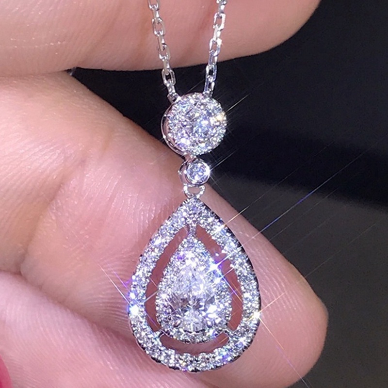 Dây Chuyền Mặt Đá Topaz Cho Nữ