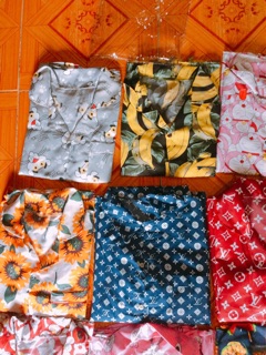 Bộ pijama cộc siêu đẹp( ảnh chụp thật)