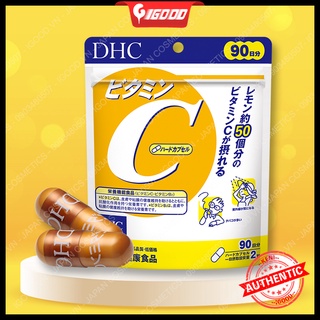 Viên uống vitamin C DHC Hard Capsule Nhật Bản 90 ngày