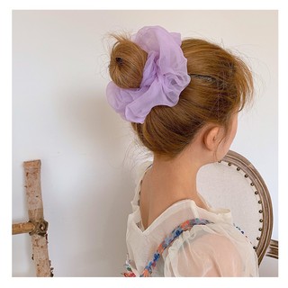 Cột tóc scrunchies Tone tím siêu hot