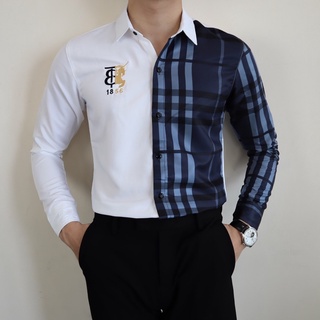  Áo sơ mi lụa 3D tay dài thoáng mát
