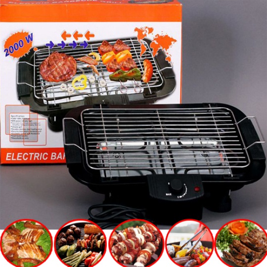 Bếp Nướng Điện Không Khói Electric Barbecue Grill 2000w - Đảm Bảo An Toàn Chất Lượng