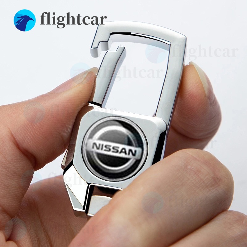 NISSAN Móc Khóa Kim Loại Hình Logo Xe Hơi Sành Điệu Thời Trang