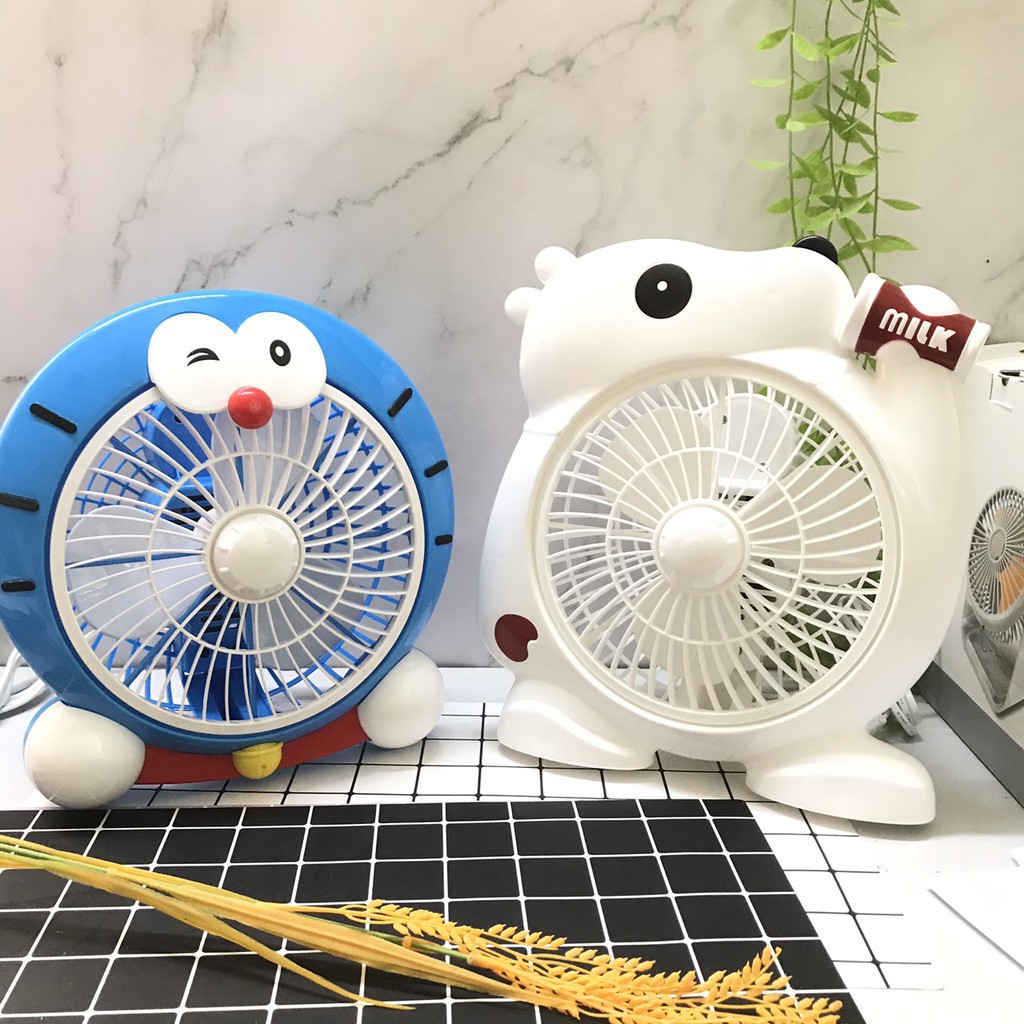 Quạt Điện Để Bàn Hình Thú 2 Tốc Độ, Siêu Dễ Thương, Ngộ Nghĩnh, Tiết Kiệm Điện Năng -