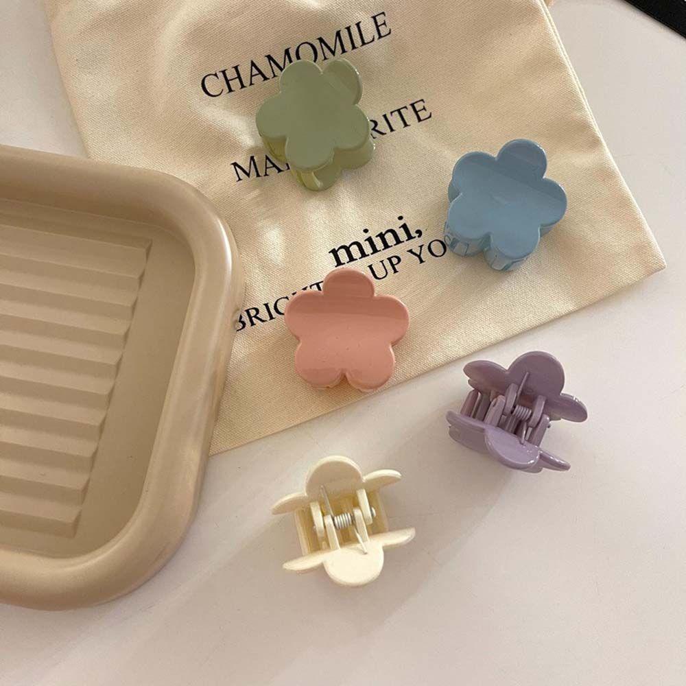 Kẹp Tóc Hình Bông Hoa Nhiều Màu Sắc|Kẹp Tóc Mái Bằng Nhựa Màu Sắc Thời Trang