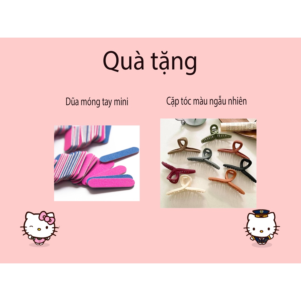 Móng tay giả kèm keo dán móng giá rẻ set 24 cái, sang trọng, cá tính