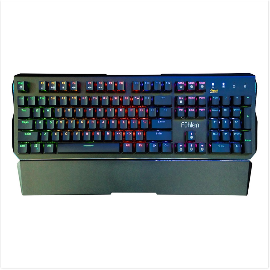 Bàn Phím Gaming Có Dây Fuhlen D Destroyer Mechanical Blue Switch (Black) - Hàng chính hãng
