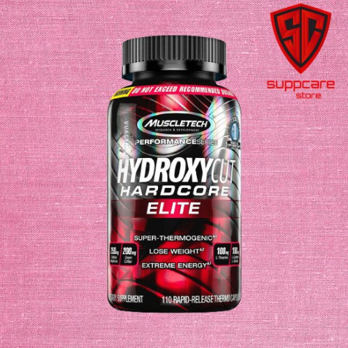 Hydroxycut | Muscletech Hydroxycut Hardcore Elite Viên Uống Hỗ Trợ Đốt Mỡ Giảm Cân 110v - Chính Hãng - Suppcare