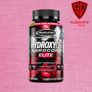 Hydroxycut | Muscletech Hydroxycut Hardcore Elite Viên Uống Hỗ Trợ Đốt Mỡ Giảm Cân 110v - Chính Hãng - Suppcare