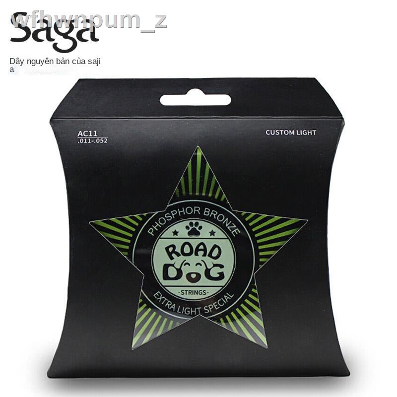 Bộ dây đàn guitar SAGA ROADDOG con chó gỗ dân gian xuan 1 6 lõi thép